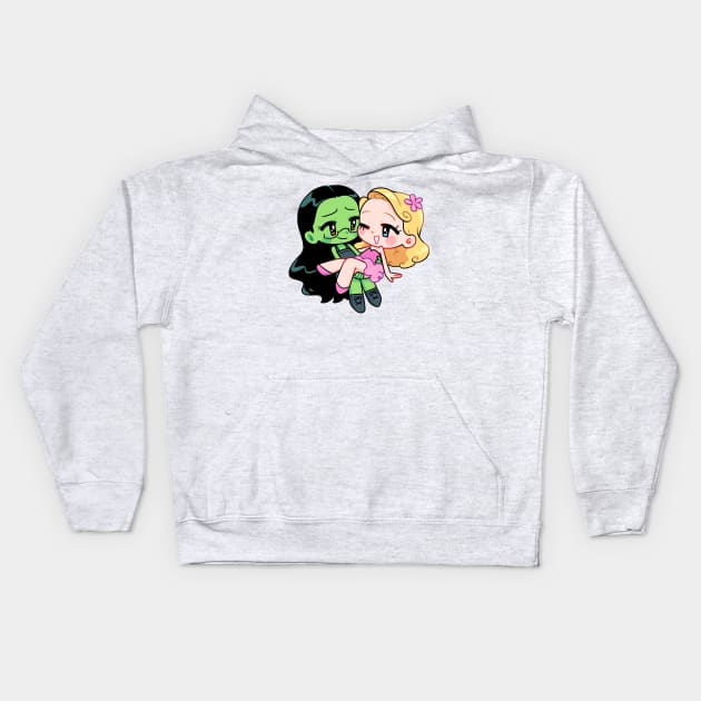 Gelphie Chibis Kids Hoodie by scrims